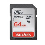 Carte m�moire haute vitesse de cam�ra vid�o sandisk carte sd, couleur: carte argent, capacit�: 64 go
