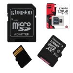 Carte m�moire micro sd 128 go classe 10 pour crosscall trekker x3