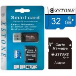Carte memoire micro sd class 10 + adaptateur + lecteur carte 32 go