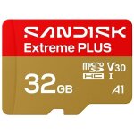 Carte m�moire micro sd sandisk micro sdhc extreme plus 32 go uhs - i