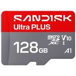 Carte m�moire micro sd sandisk micro sdxc ultra plus 128 go uhs - i
