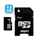 Carte m�moire micro sd sdhc 32 go gb classe 6 appareil photo t�l�phone