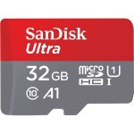 Carte m�moire sandisk microsdhc ultra 32 go + adaptateur - classe 10, u1, homologu�e a1