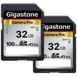 Carte mmoire sdhc 32 go, camra pro srie, lot de 2 cartes, vitesse allant jusqu' 100 mo / s. compatible ...
