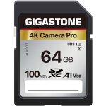 Carte mmoire sdxc 64 go, 4k camra pro srie, vitesse de transfert allant jusqu' 100 mo / s. compatible ...