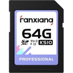 Carte mmoire sdxc uhs - i 64 go (v30, vitesse de transfert 100 mo / s, u3, vidos 4k uhd, rsistante ...