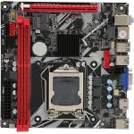 Carte mre b75 ms mini itx, prise en de la carte mre pc ddr3 lga 1155 nvme m. 2 wifi m. 2 usb3. 0 sata3. ...