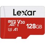 Carte micro sd 128 go, carte m�moire micro sd + adaptateur, microsdxc carte tf jusqu'� 100 mo / s, a1, ...