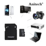 Carte micro sd mmoire micro sdhc tf 128 g go gb 128go 128gb (avec adaptateur sd) + lecteur de cartes ...