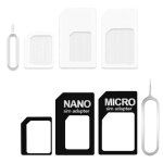 Carte nano sim 4 en 1, adaptateur micro standard pour iphone, samsung, 4g lte, usb, routeur sans fil Carte nano sim 4 en 1, adaptateur micro standard pour iphone, samsung, 4g lte, usb, routeur sans fil