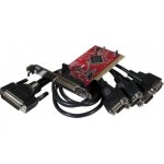 Carte pci 4 x srie rs232 (db9) low profile - 4 ports