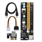 Carte pci express 1x � 16x, extension pcie usb 3. 0, c�ble sata � 4 broches
