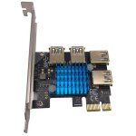 Carte pcie express riser 1 à 4, adaptateur usb 3. 0 1 à 4 avec grand dissipateur de chaleur, pci - e ... Carte pcie express riser 1 à 4, adaptateur usb 3. 0 1 à 4 avec grand dissipateur de chaleur, pci - e ...