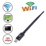 Carte r�seau sans fil usb wifi, 150mbps, mt7601un, adaptateur lan 802. 11 b / g / n, dongle avec antenne ...