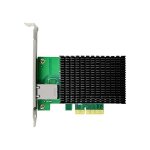 Carte r�seau serveur pci - e x4 10 gigabit � port �lectrique unique carte r�seau serveur aqc107 carte ...
