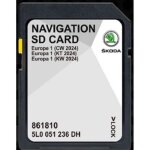 Carte sd gps europe - v18 ece 2024 - compatible avec skoda - amundsen - discovery media 2 mib2 - navigation ...