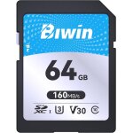 Carte sd sd160 64 go, carte mmoire sdxc pour appareil photo, vitesse de lecture jusqu'a 160 mo / s, ...