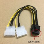 Carte vidéo pci express 6 pouces 2 molex 4 broches à 8 broches, convertisseur de puissance pci e atx ... Carte vidéo pci express 6 pouces 2 molex 4 broches à 8 broches, convertisseur de puissance pci e atx ...