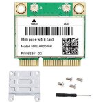 Carte wifi 6 half mini pci - e 802. 11ax, double bande, adaptateur rseau sans fil, mpe - ax3000h