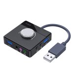 Carte son externe usb pour ordinateur de bureau et ordinateur portable, convertisseur audio avec jack ... Carte son externe usb pour ordinateur de bureau et ordinateur portable, convertisseur audio avec jack ...