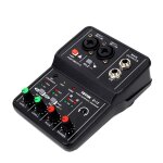 Carte son mlangeur audio carte son pour ordinateur de studio de chant dj mlangeur audio compatible ...