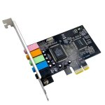 Carte son pci - e 5. 1 pour ordinateur, 5. 1 canaux, audio 3d, 6 canaux, jeux 3d, musique, carte son ... Carte son pci - e 5. 1 pour ordinateur, 5. 1 canaux, audio 3d, 6 canaux, jeux 3d, musique, carte son ...