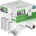 Carton de 50 bobines de papier thermique pour carte bleue - rouleaux thermiques 57x30x12mm pour ticket ...