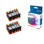 Premium cartouche - 10 cartouche compatible pour lexmark 100xl noir (x4) + cyan (x2) + magenta (x2) + ... Premium cartouche - 10 cartouche compatible pour lexmark 100xl noir (x4) + cyan (x2) + magenta (x2) + ...