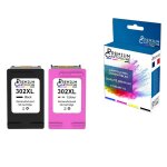 Premium cartouche - 2 cartouche compatible pour hp 302xl + 302clxl noir + couleur hp deskjet 2130 2134 ...