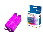 Premium cartouche - 2 cartouche compatible pour hp 364xl magenta hp deskjet 3070 a 3070 series 3520 e ...