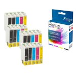 Premium cartouche - 20 cartouche compatible pour epson t0715xl t0715 xl noir (x8) + cyan (x4) + magenta ... Premium cartouche - 20 cartouche compatible pour epson t0715xl t0715 xl noir (x8) + cyan (x4) + magenta ...