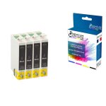 Premium cartouche - 4 cartouche compatible pour epson t1291xl t1291 xl noir (pomme) pour epson stylus ... Premium cartouche - 4 cartouche compatible pour epson t1291xl t1291 xl noir (pomme) pour epson stylus ...