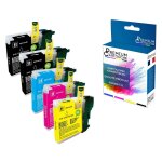 Premium cartouche - 5 cartouche compatible pour brother lc980xl noir (x2) + cyan + magenta + jaune (soleil) ... Premium cartouche - 5 cartouche compatible pour brother lc980xl noir (x2) + cyan + magenta + jaune (soleil) ...