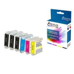 Premium cartouche - 6 cartouche compatible pour brother lc1000xl noir (x3) + cyan + magenta + jaune (lune) ...