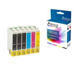 Premium cartouche - 6 cartouche compatible pour epson t1295xl t1295 xl noir (x3) + cyan + magenta + jaune ... Premium cartouche - 6 cartouche compatible pour epson t1295xl t1295 xl noir (x3) + cyan + magenta + jaune ...