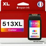 Cartouche compatible pour canon cl513 couleur nopan - ink