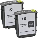 Cartouches d'encre compatibles 10 c4844a c4844ae c4840a (2 - pack noir) remplacement pour hp designjet ... Cartouches d'encre compatibles 10 c4844a c4844ae c4840a (2 - pack noir) remplacement pour hp designjet ...