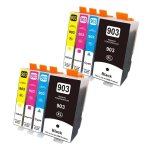 Cartouche d'encre 903xl pour imprimante hp 903xl 903 xl, compatible avec hp903 officejet pro 6950 6960 ...
