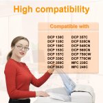 Cartouche d'encre compatible pour brother lc - 970 lc - 1000 xl pour brother dcp - 130c dcp - 135c dcp ... Cartouche d'encre compatible pour brother lc - 970 lc - 1000 xl pour brother dcp - 130c dcp - 135c dcp ...