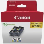 Cartouche d'encre canon twinpack cli - 36 coul new sec