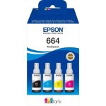 Epson ecotank 664 - pack de 4 - noir, jaune, cyan, magenta - original - recharge d'encre - pour epson ...