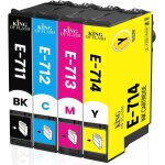 Cartouches d'encre compatibles pour epson t0711 t0712 t0713 t0714 t0715 pour epson stylus sx218 sx415 ...