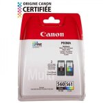 Cartouche d'encre - imprimante canon pack de 2 cartouches d'encre pg - 560 / cl - 561 noir + couleur Cartouche d'encre - imprimante canon pack de 2 cartouches d'encre pg - 560 / cl - 561 noir + couleur