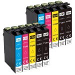 Cartouche d'encre pour imprimante, compatible avec epson 12xl, 1281, sx125, sx130, sx230, sx235w, sx420w, ...