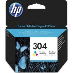Cartouche d'encre - imprimante hp 304 trois couleurs authentique (n9k05ae) pour hp deskjet 2620 / 2630 ...