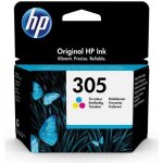 Cartouche d'encre - imprimante hp 305 trois couleurs authentique (3ym60ae) pour hp deskjet 2300 / 2710 ...