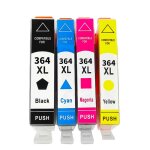 Cartouche d'encre compatible pour imprimante hp364xl hp 364 xl 364xl, pour hp photosmart 5510 5515 6510 ...