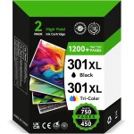 Cartouche encre inkyeah 301 xl, cartouche 301 remplacement pour cartouche hp 301 noir et couleur, cartouche ... Cartouche encre inkyeah 301 xl, cartouche 301 remplacement pour cartouche hp 301 noir et couleur, cartouche ...