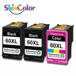 Pour cartouche d'encre jet d'encre couleur reconditionn�e premium 60xl pour hp60 pour hp deskjet d2545 ...