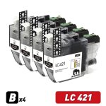Cartouche d'encre compatible lc421xl lc 421 421xl lc421 xl pour imprimante a jet d'encre brother dcp ...